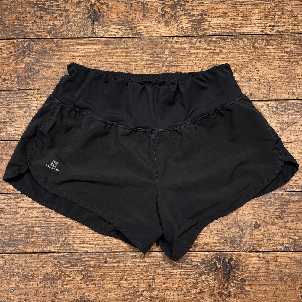 Salomon Black Running Shorts XS Activewear Trail Hiking Gorpcore Gym Workout